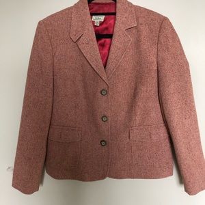 L.L.Bean heather blazer